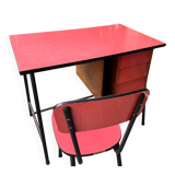 Child's desk and chair in Formica