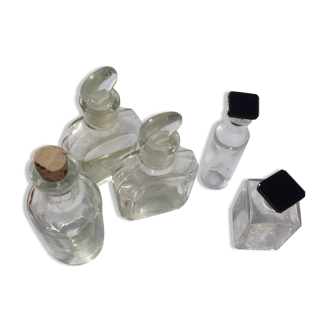 Lot of 5 bottles of apotiquaire