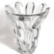 PIerre D'Avesn crystal honeycomb vase Height 20.7 cm
