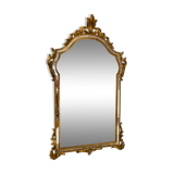 Large golden mirror parecloses