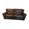 Italian leather sofa from 70s's buffalo