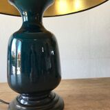 Blue ceramic lamp