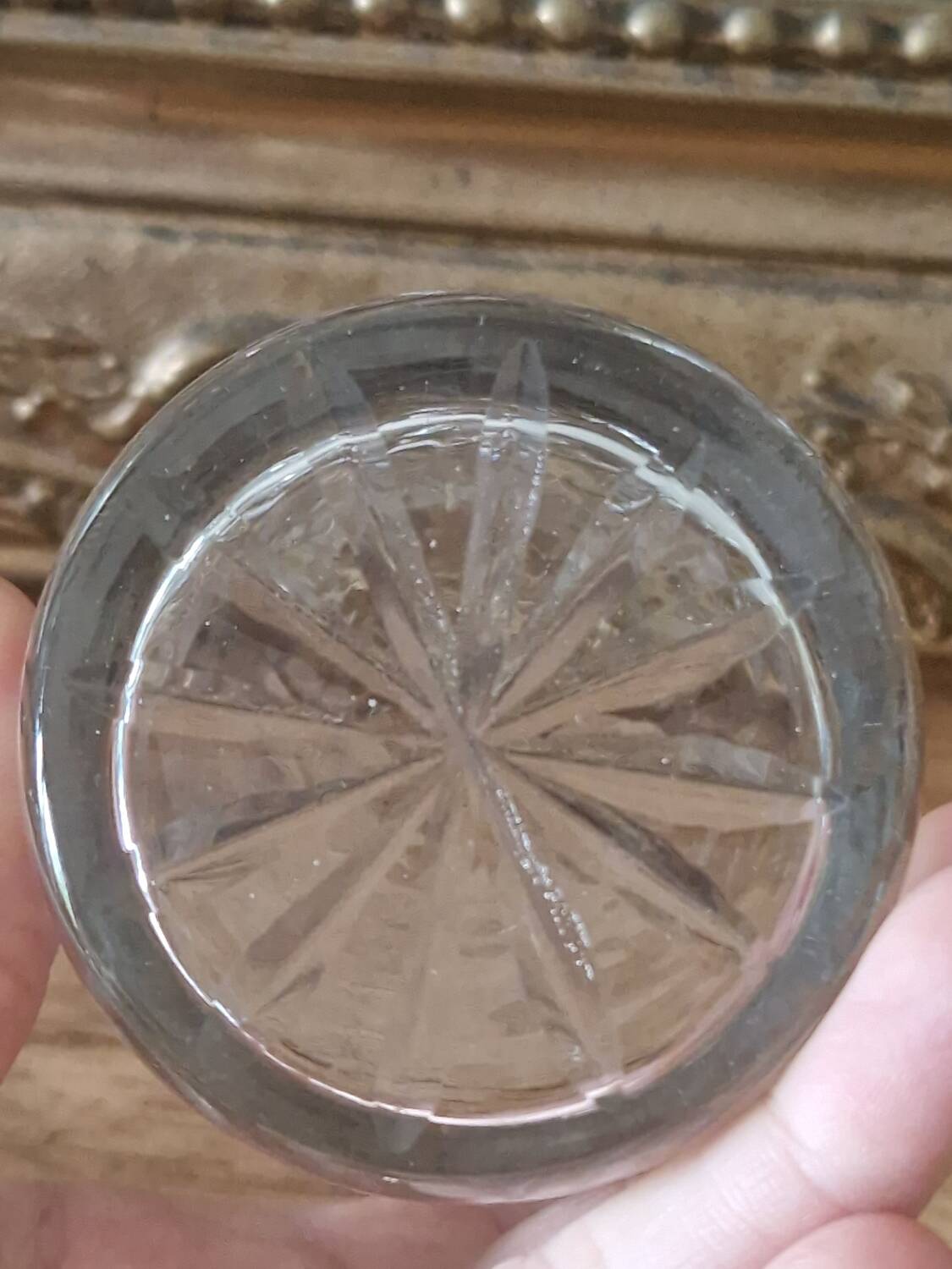 Vintage carved chiseled glasses