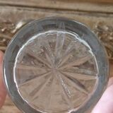 Verres ciselés sculptés vintage