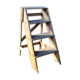 Escalier bois brut