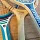 Lot 3 vintage wooden tennis rackets