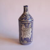 Abstract Sgraffito Bottle by Fratelli Fanciullacci, Italy, 1950s