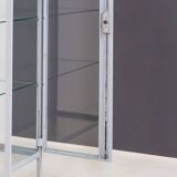 Vintage industrial display cabinet