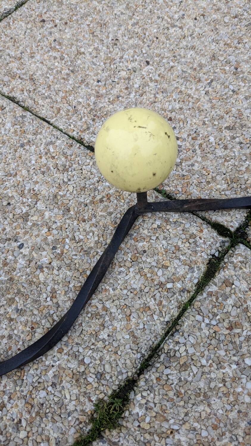 Vintage ball coat racks