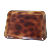 Plateau en plexiglas vintage