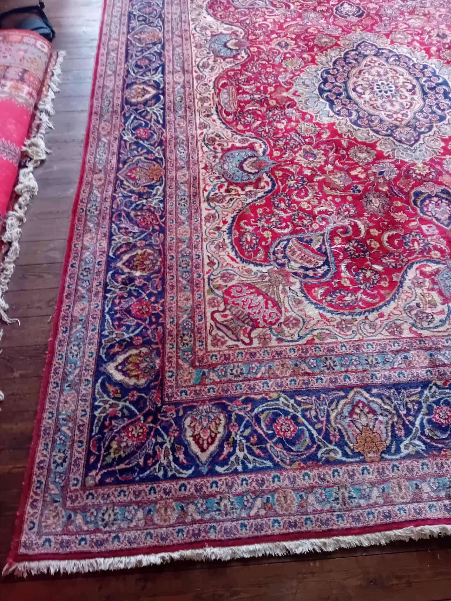 Handmade Persian Tabriz Rug 377x292cm
