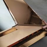Pink art deco mirror