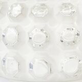 Mid-Century Bubble Glass Flush Mount from Limburg, Germany, 1960s