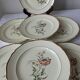 Dessert plates model Saverne by St Amand. 1950s-60s.