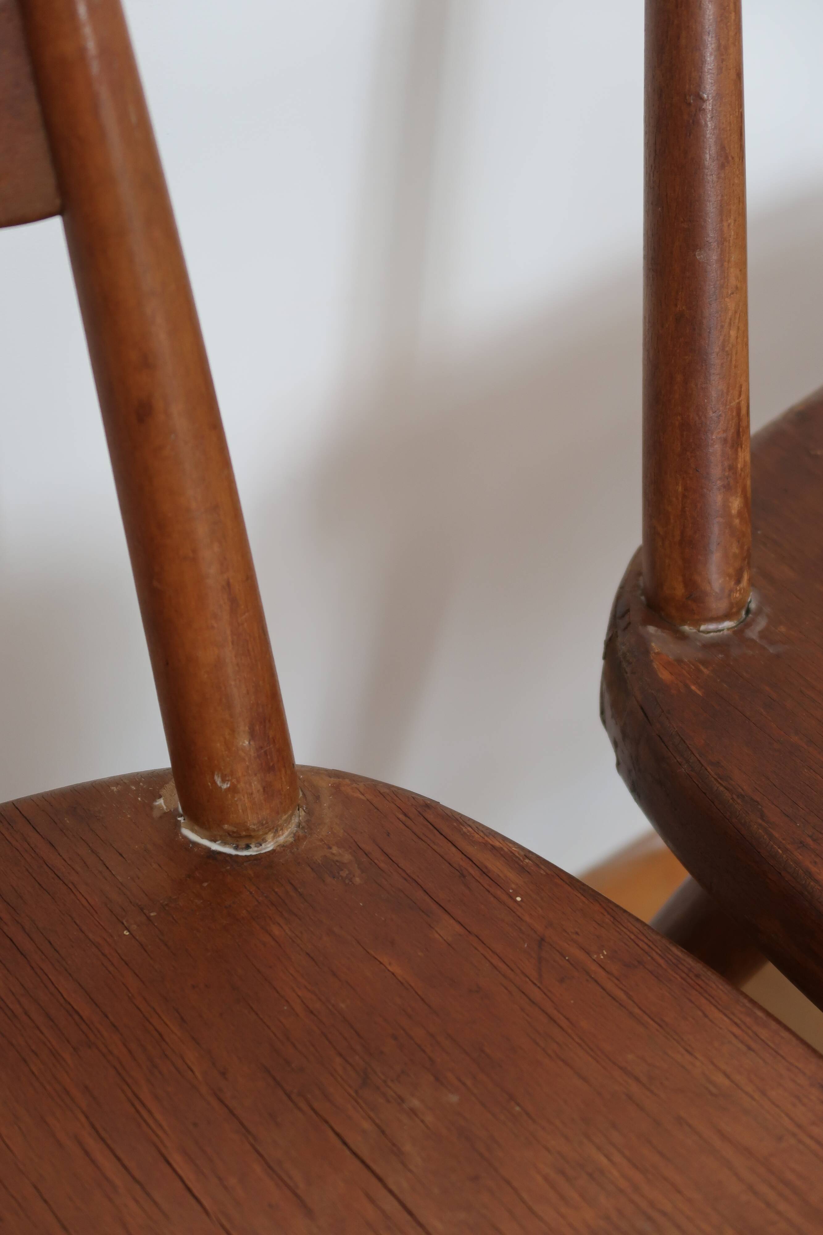 6 Scandinavian bistro chairs