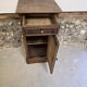 Small piece of furniture / bedside table in burr walnut
