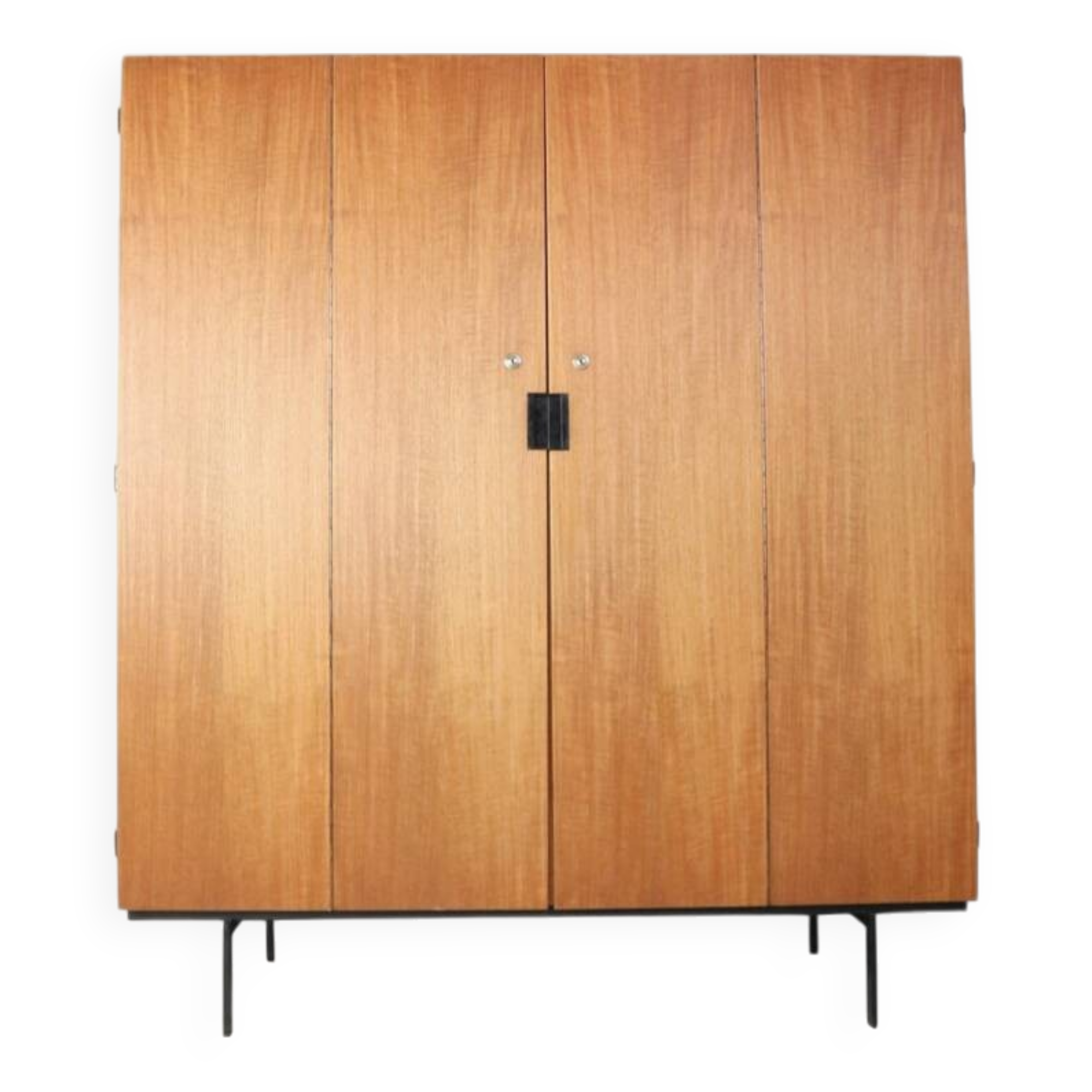 Armoire en teck Cees Braakman série japonaise "KU14" pour Pastoe, 1960