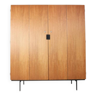 Armoire en teck Cees Braakman série japonaise "KU14" pour Pastoe, 1960