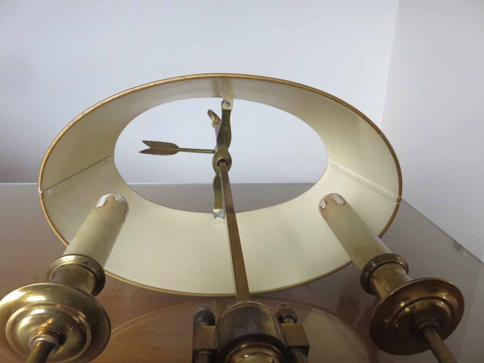 Lampe bouillotte style empire edition Lucien Gau