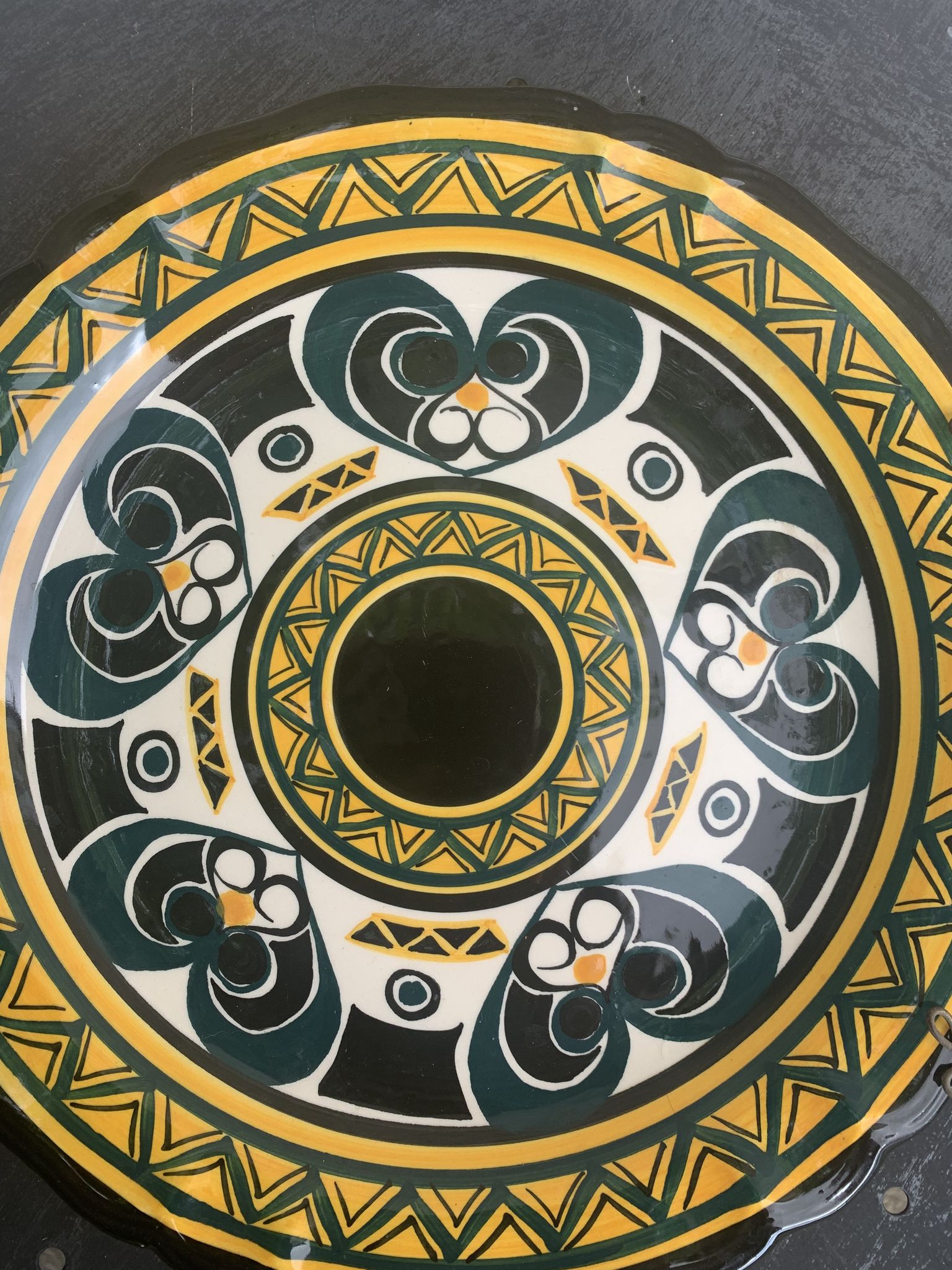 Plate in ceramic of St Jean de Bretagne