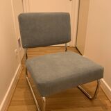 Restored chrome armchair