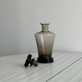 Smoked glass bottle