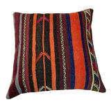 Vintage Turkish KIlim Cushion Cover, 60x60 cm