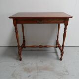 Antique mahogany sidetable with drawer