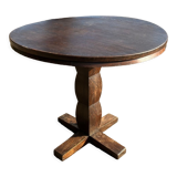 Oak pedestal table 1950