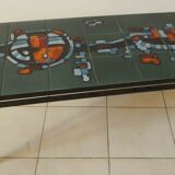 Table Basse circa 1960 signé Ardi (céramiste Belge) design Loft
