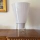 Monumental floor / table Glass Table Lamp, Selenova Italy, 1970s