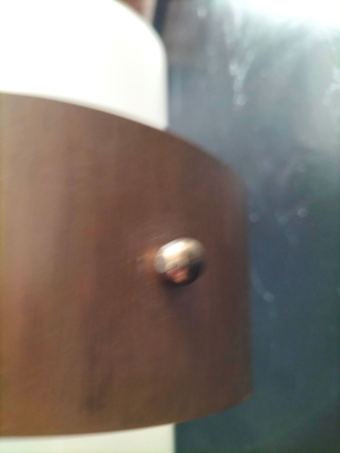 Vintage glass pendant light