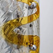 Mazzega floor lamp by Toni Zuccheri in Murano glass 1970s