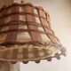 Scandinavian teak pendant light, made in the GDR, 1960s