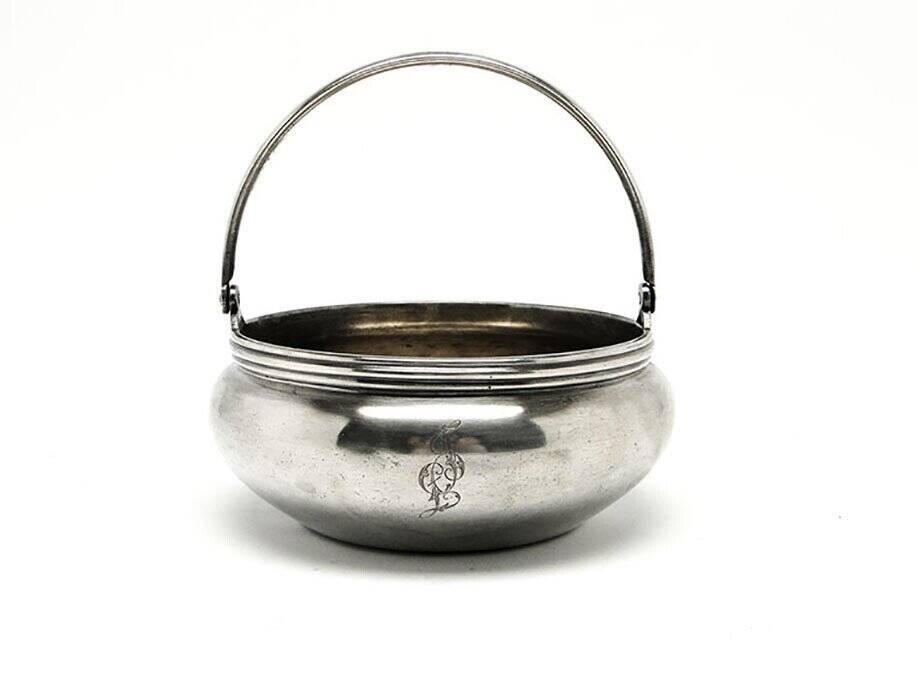 Early 20th century sugar bowl from Berndorf, Germany