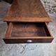 Table à manger de ferme française ancienne avec deux tiroirs | Chêne & pin | vers 1850–1900