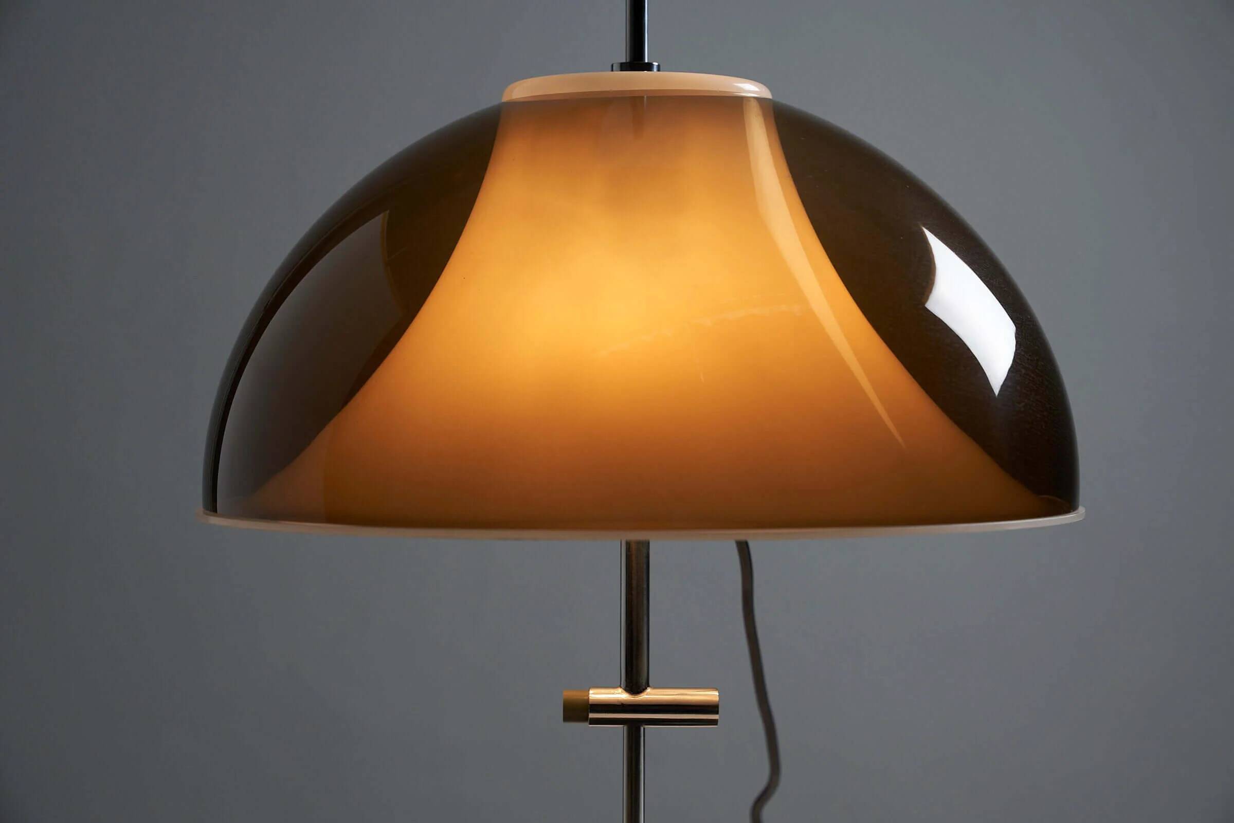 Mushroom space age table lamp by Elio Martinelli for Kontakt Leuchten