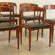 Set of 6 chairs Johannes Andersen voor Uldum stoelen -