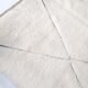 Moroccan Berber carpet Beni Ouarain ecru with black diamonds engraved 293x203cm
