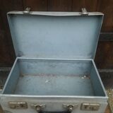 Aluminium suitcase 1950 indus loft deco vintage
