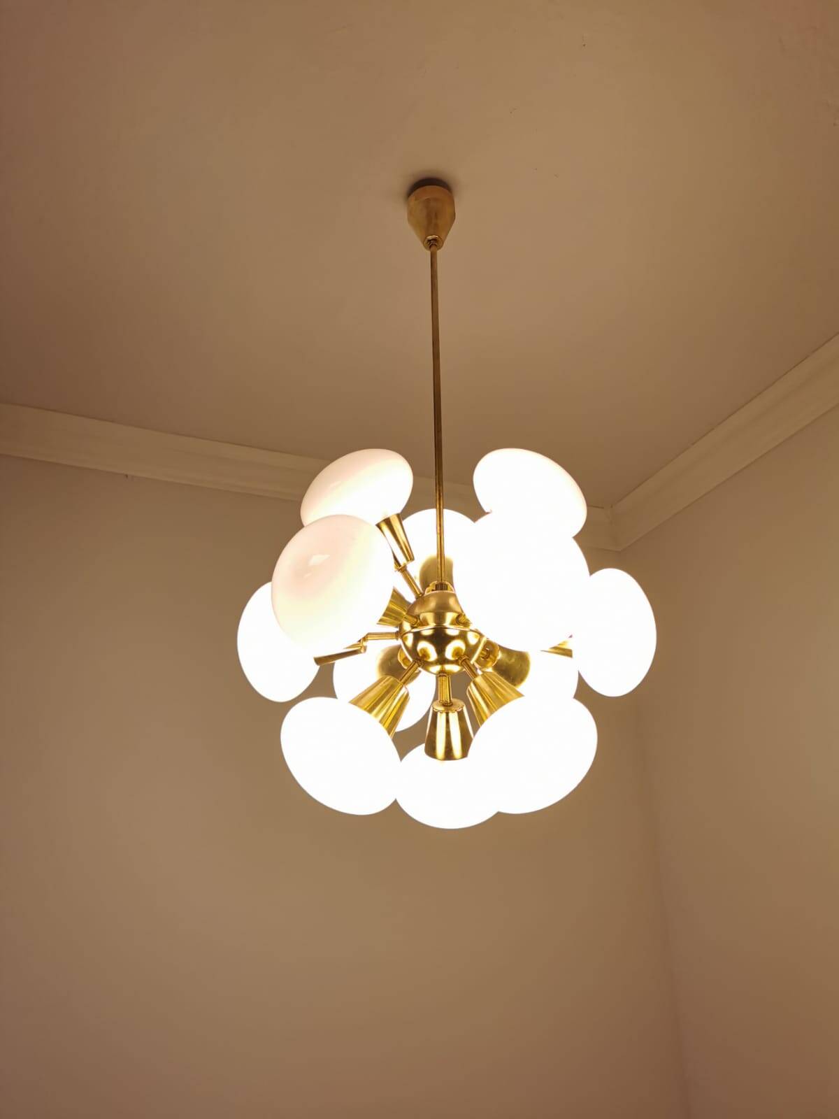 Sputnik Chandelier from Kamenický Šenov