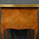 Bedside table in rosewood and palisander, Louis XV style – Late 19th century