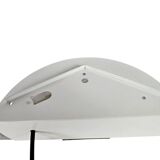 Happy Light - 'Waaier' - wandlamp - geperst glas - metaal - 90's