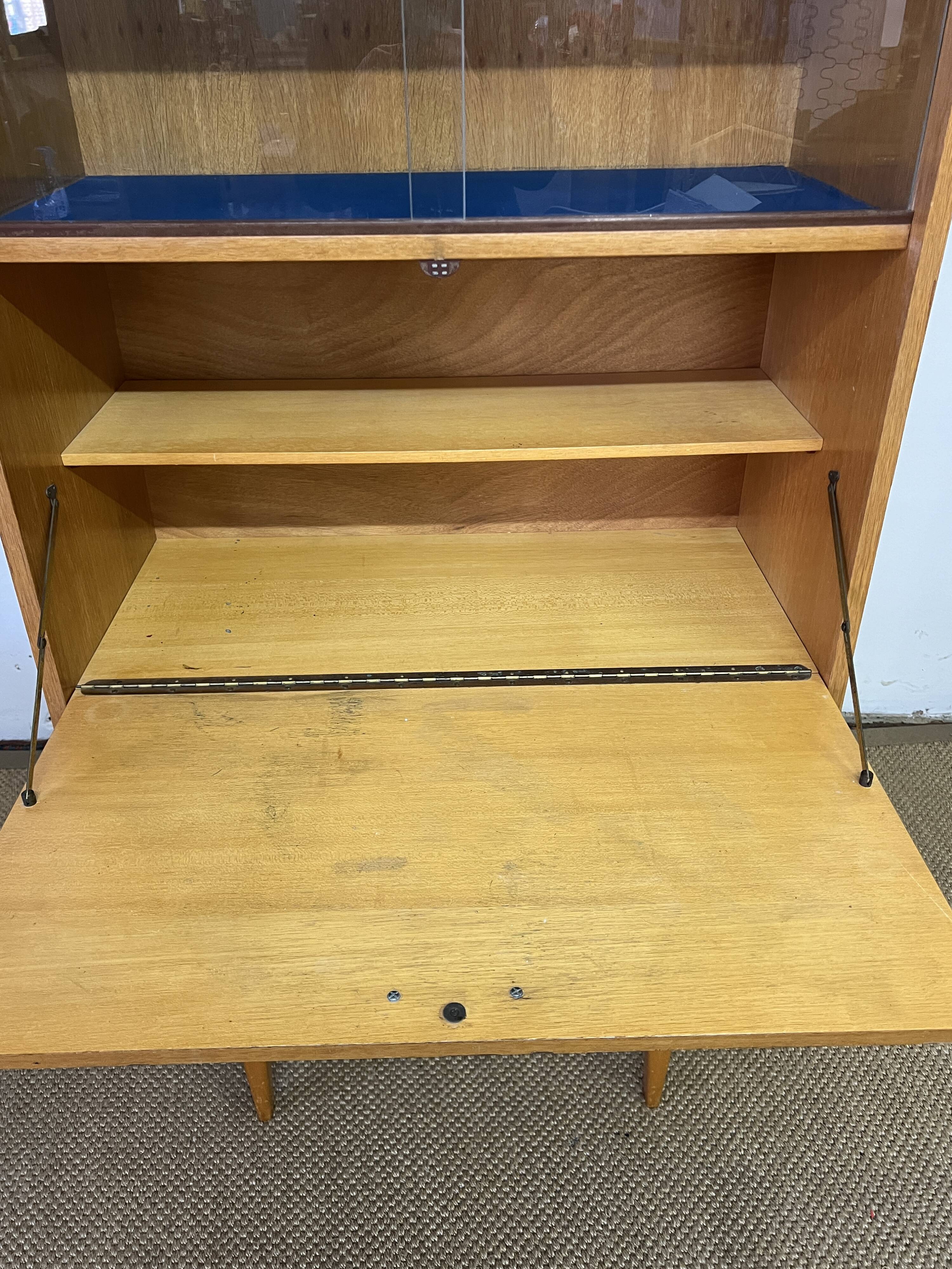 Small vintage secretary cabinet