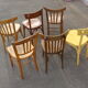 6 chaises bistrot dépareillées