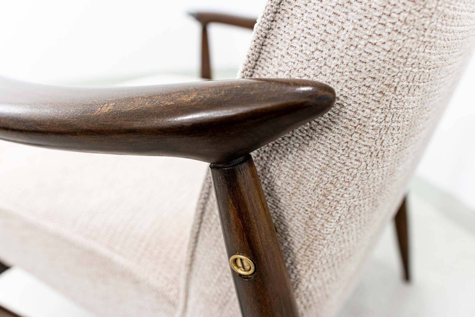 Mid-century armchair GFM-87 by Juliusz Kędziorek, GFM, Poland,