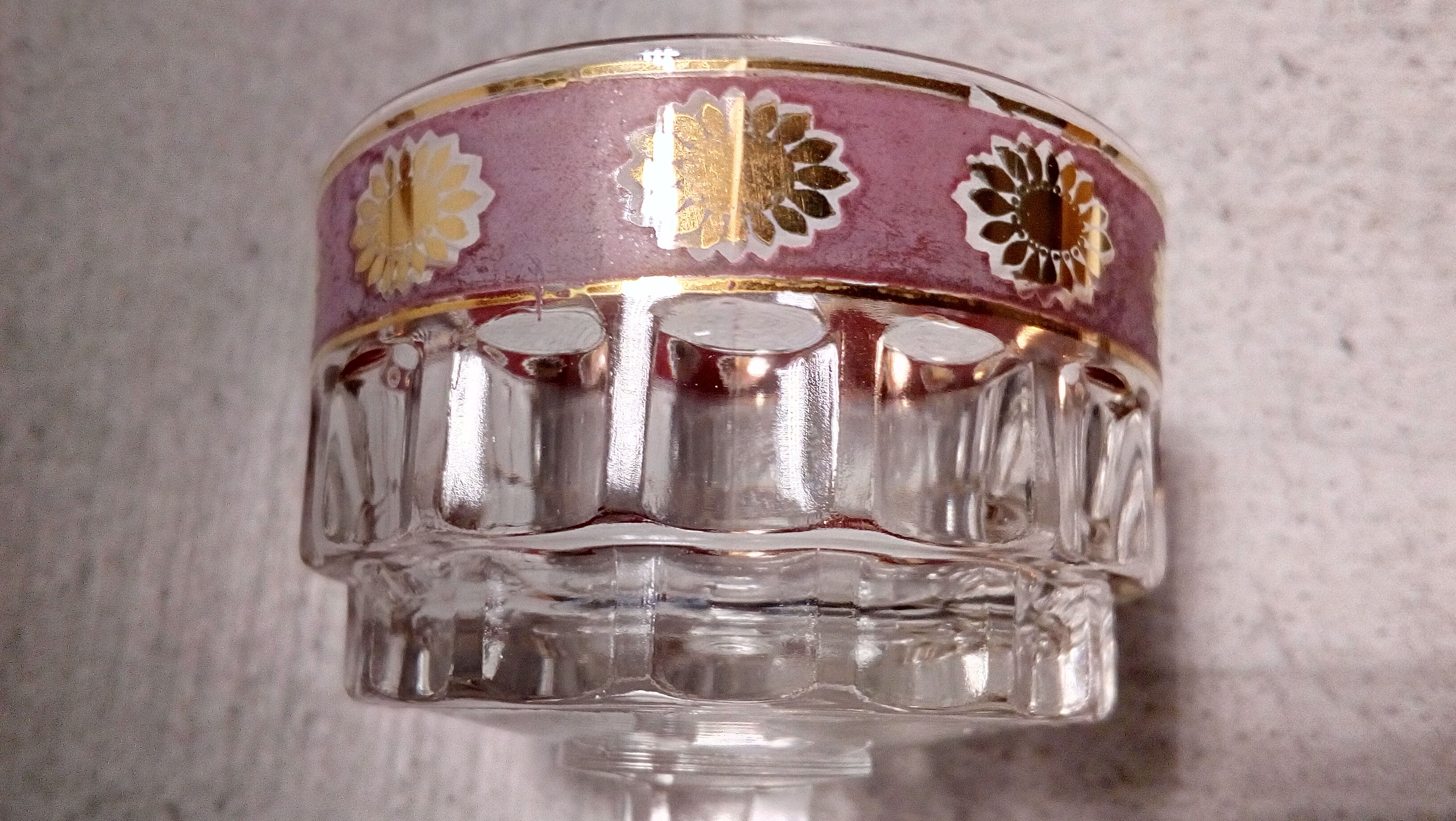 Set de 5 verres italiens