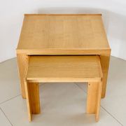 Model 777 ash nesting tables by Afra & Tobia Scarpa for Cassina, Italy 1960s