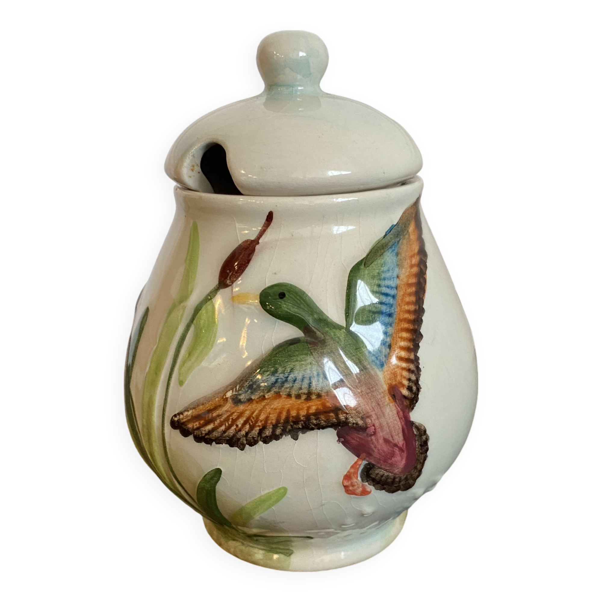 Mustard pot - slip - duck