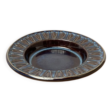 Danish ceramic bowl from the mid-century by Søholm, 1960s.